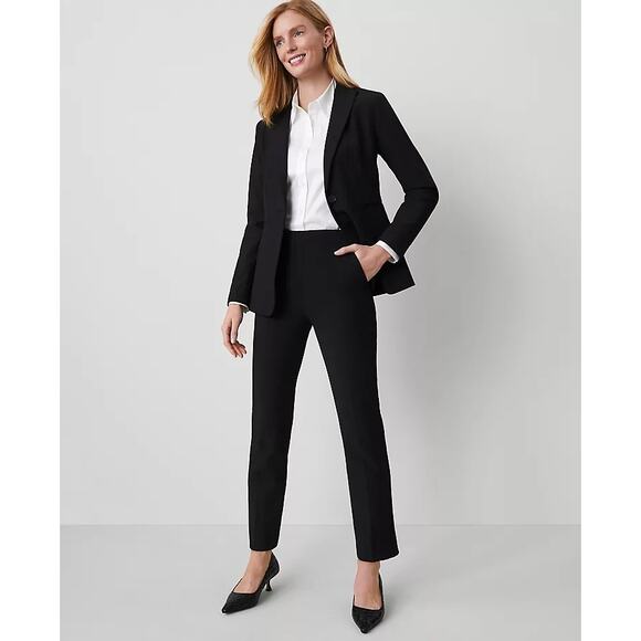 Ann Taylor Side Zip Ankle Pants | Bi-Stretch | Size 6 - Picture 3 of 10